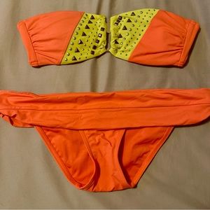 VS Studded neon bikini